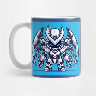 Chibi SpiderRobo White Armor Mug